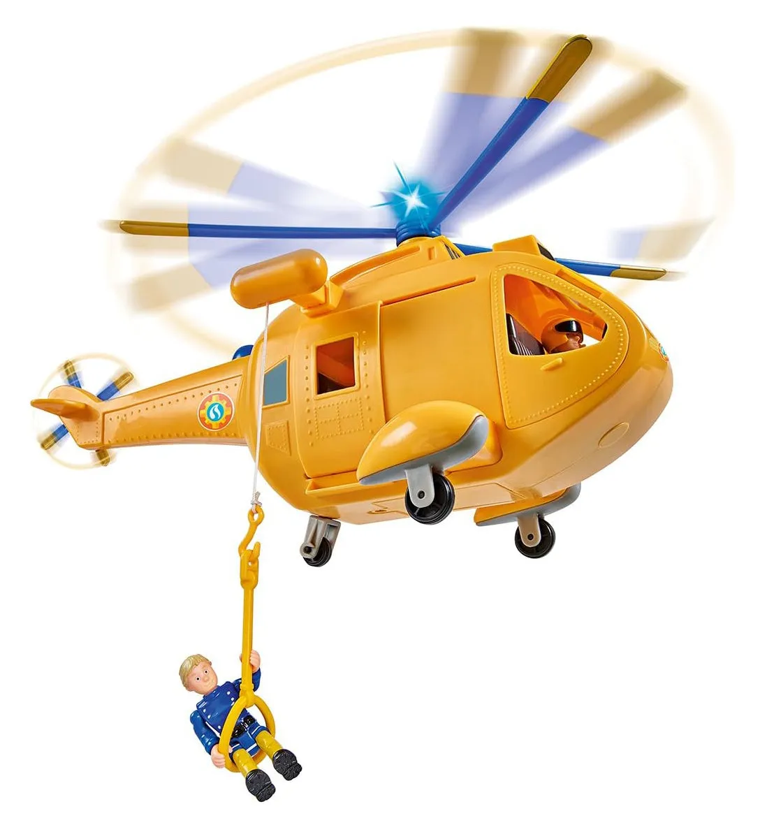 Fireman Sam Large Helicopter Wallaby II with Action Figure