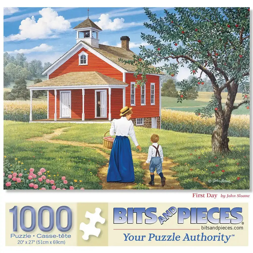 First Day Jigsaw Puzzle Bits and Pieces