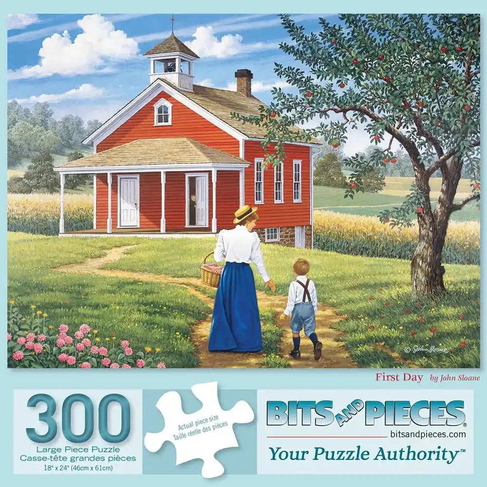 First Day Jigsaw Puzzle Bits and Pieces