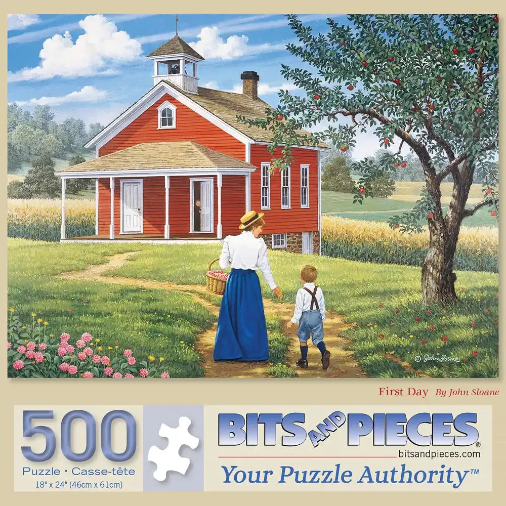 First Day Jigsaw Puzzle Bits and Pieces