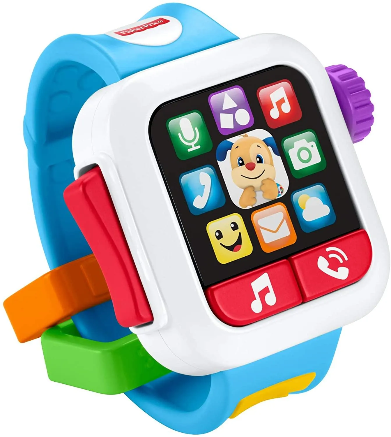 Fisher Price GMM44 Laugh & Learn Time to Learn Smartwatch Musical Baby Toy