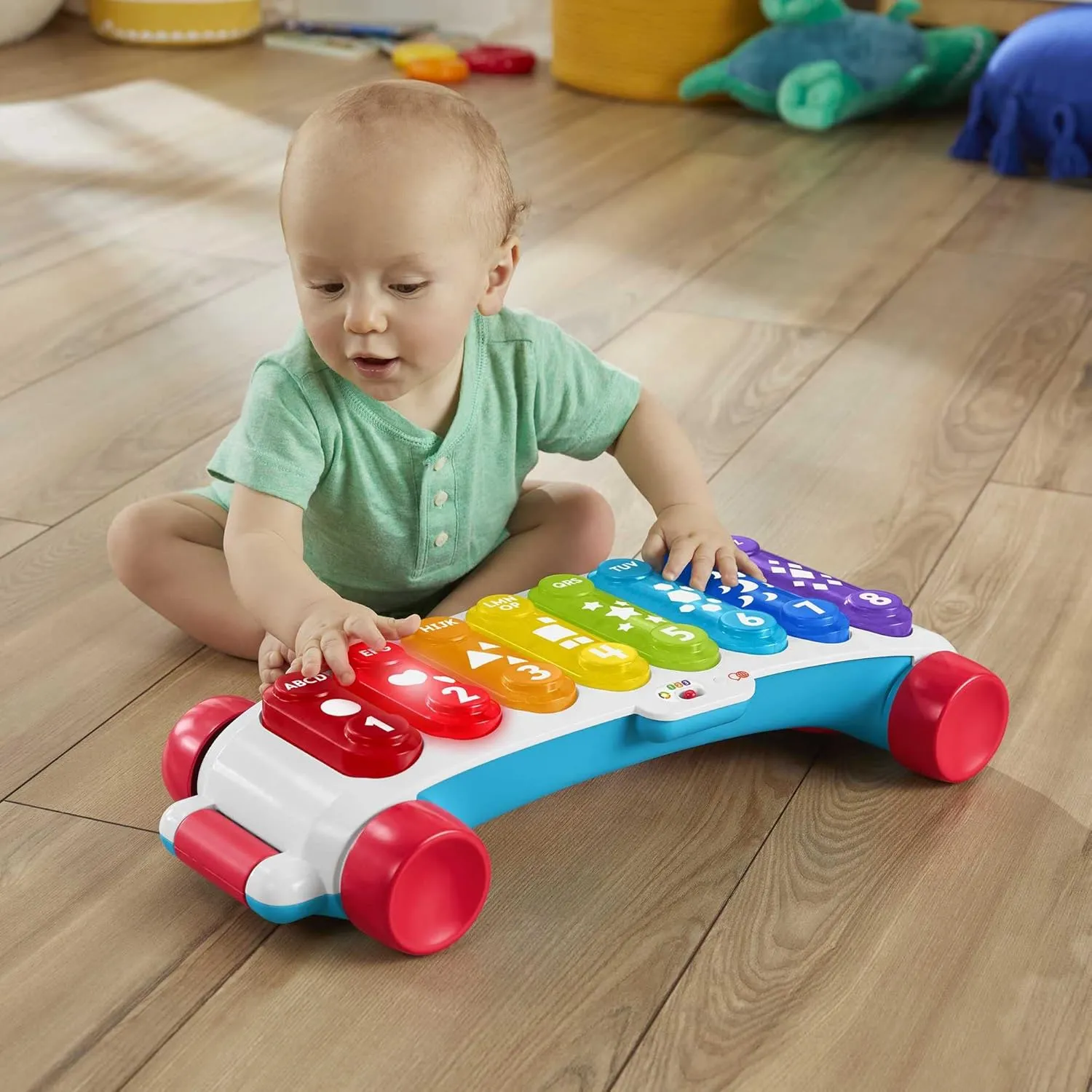 Fisher-Price HJK38 Luminous Xylophone - Musical Learning Toy for Babies 9  Months