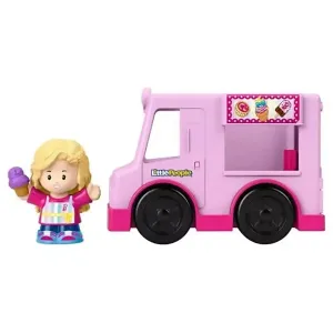 Fisher-Price Little People Barbie Ice Cream Truck Push-Along Vehicle