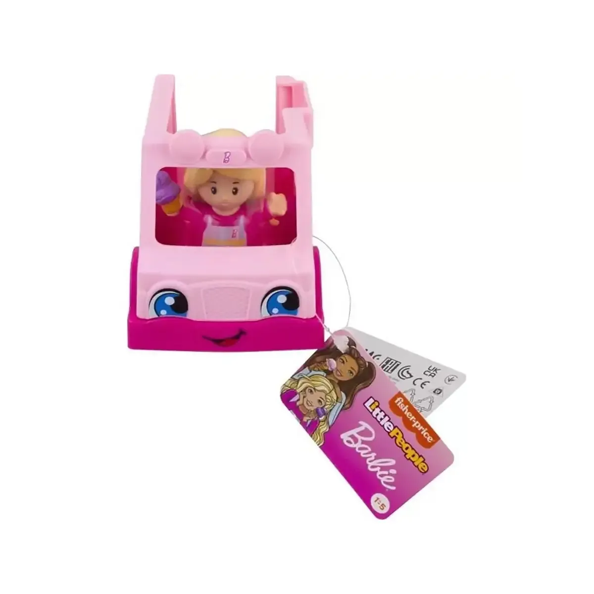 Fisher-Price Little People Barbie Ice Cream Truck Push-Along Vehicle
