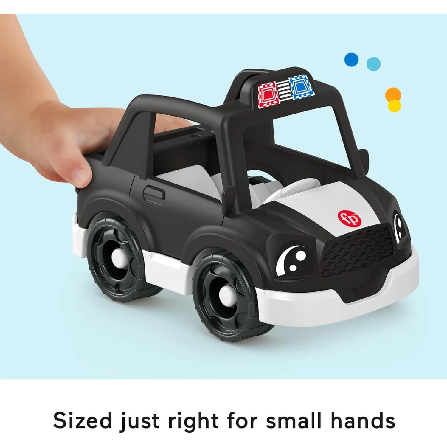 Fisher-Price Little People Police Car Push-Along Vehicle