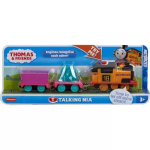 Fisher-Price  Thomas & Friends Talking Nia Motorized Train Engine With Phrases & Sounds