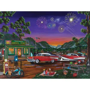 Fishin' Accomplished Jigsaw Puzzle Bits and Pieces