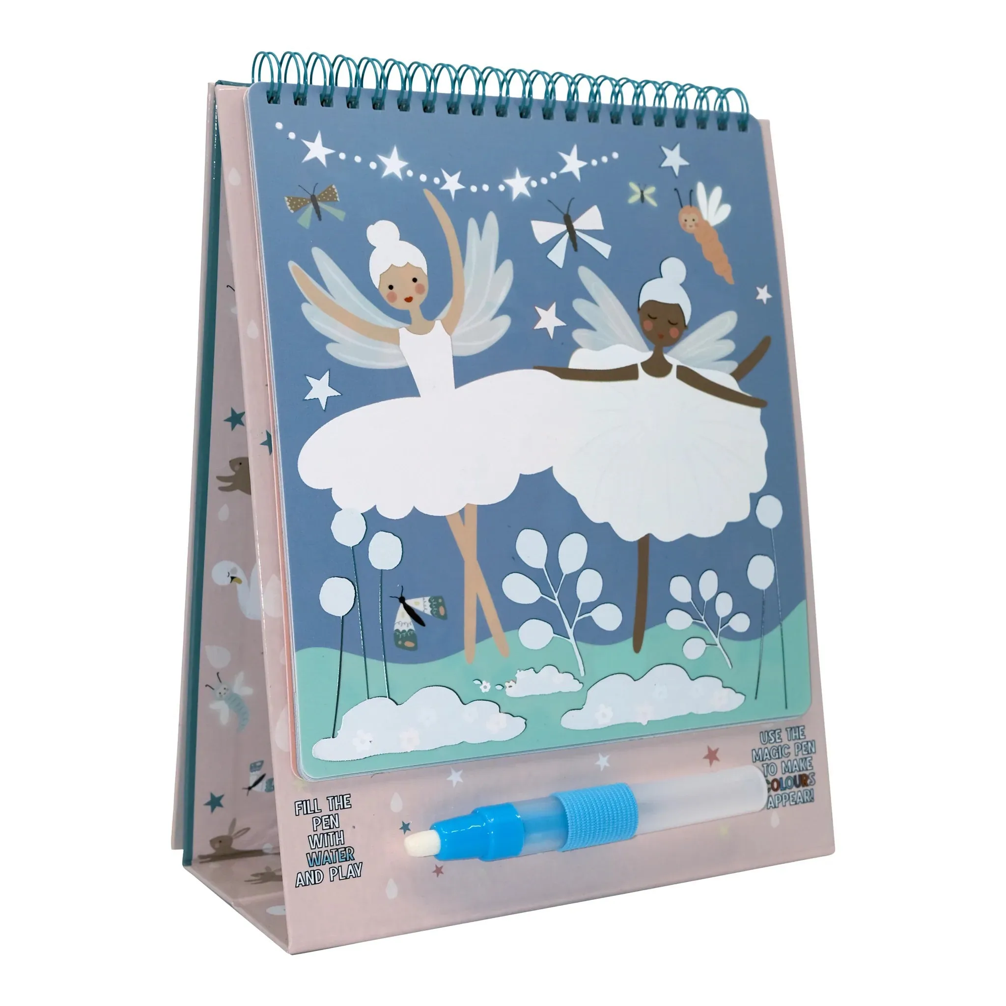 Floss & Rock Magic Colour Changing Watercard Easel and Pen - Enchanted