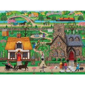 Flowers Of Faith Jigsaw Puzzle Bits and Pieces