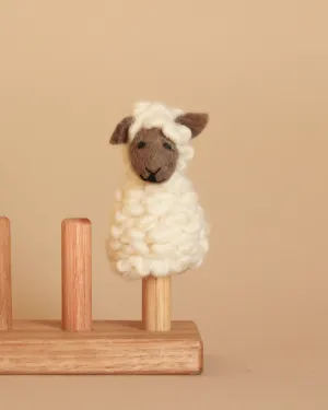 Fluffy Sheep Finger Puppet Odin Parker