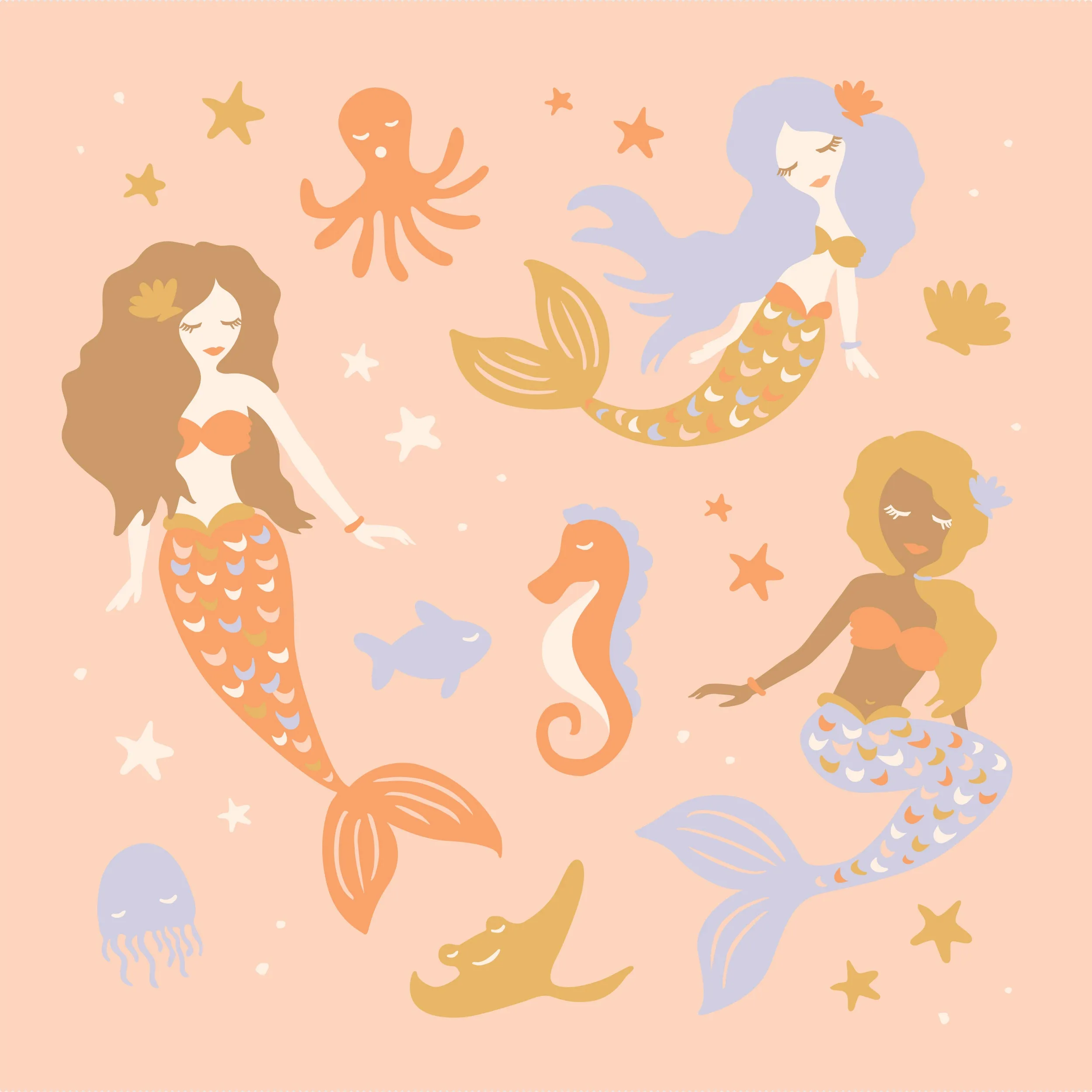 Fox   Fallow Blanket | Mermaids
