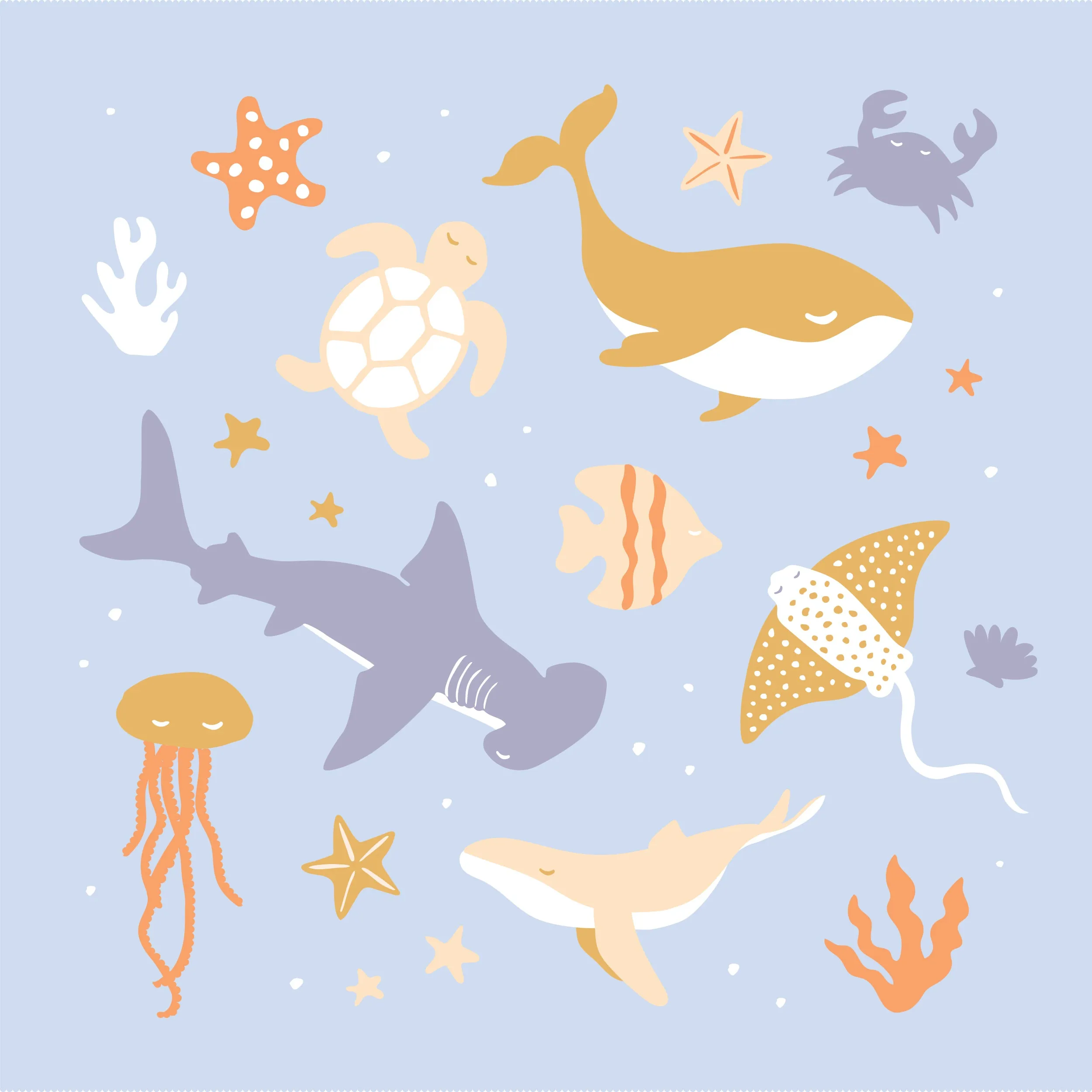 Fox   Fallow Blanket | Ocean Creatures