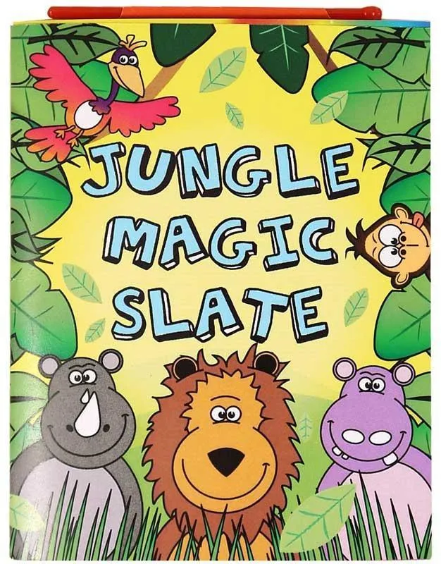 Fun Stationery Magic Drawing Slate Jungle - Assorted