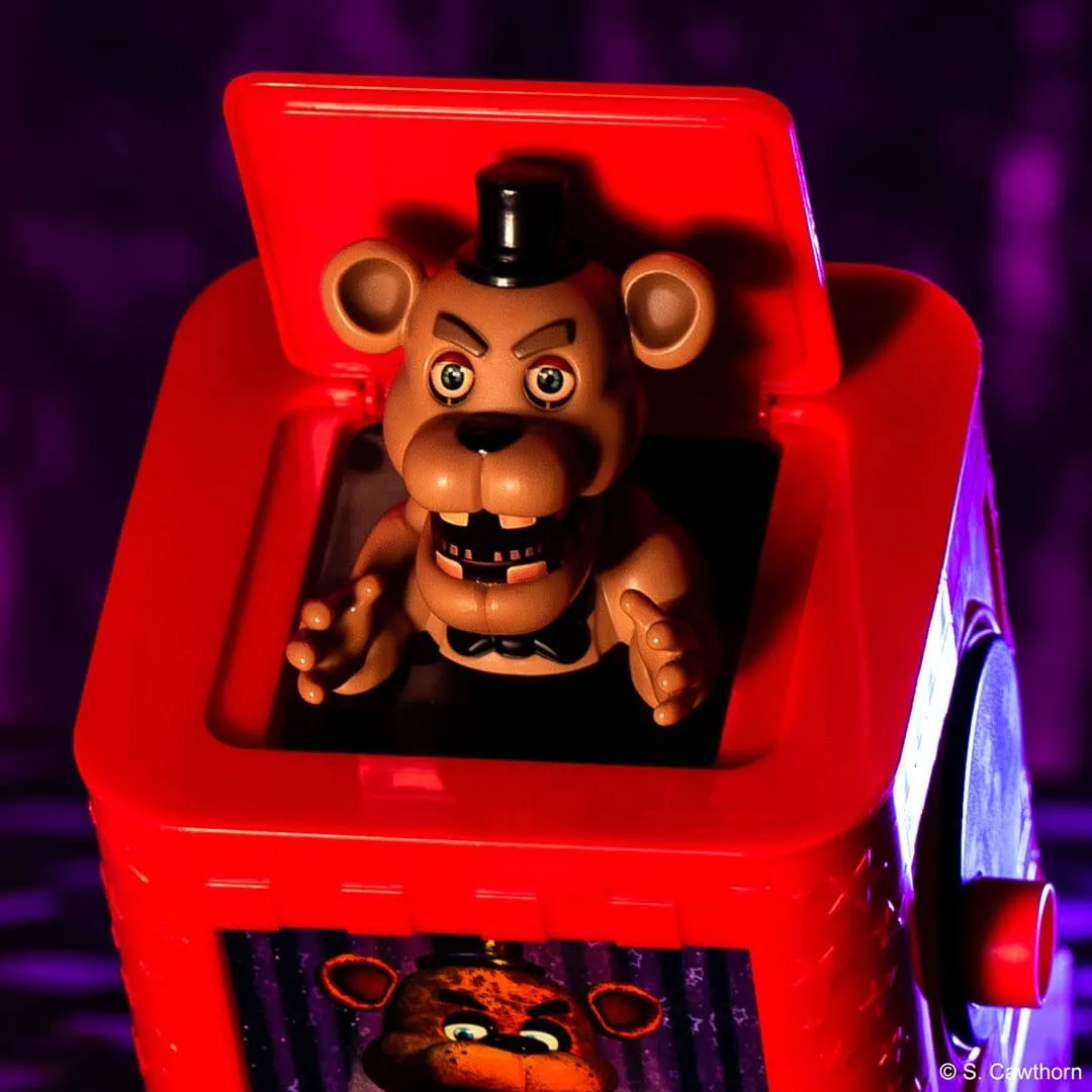 Funko Games Five Nights at Freddy's (FNAF) - Scare In the Box Game | Ages 8  | 2-8 Players | Sound Effects and Pop-Up Action