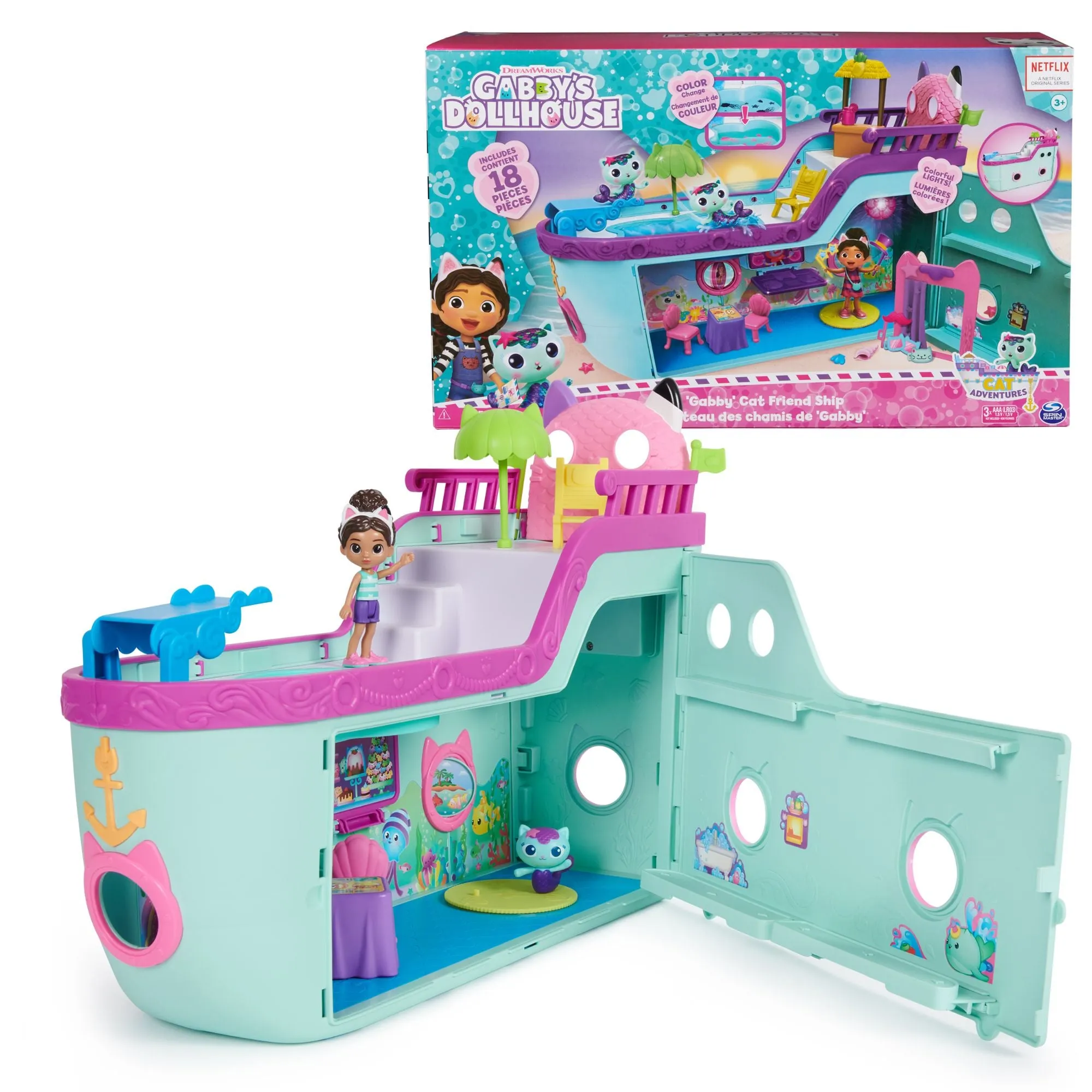 Gabby's Dollhouse Gabby Cat Friend Ship