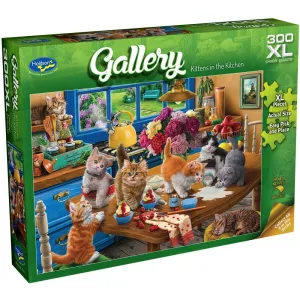 Gallery Series 8 300 Piece Xl Puzzle Kittens In The Kitchen