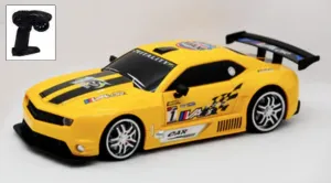 Game Rally Remote Control 1:12 Touring Car Chevrolet Camaro Yellow