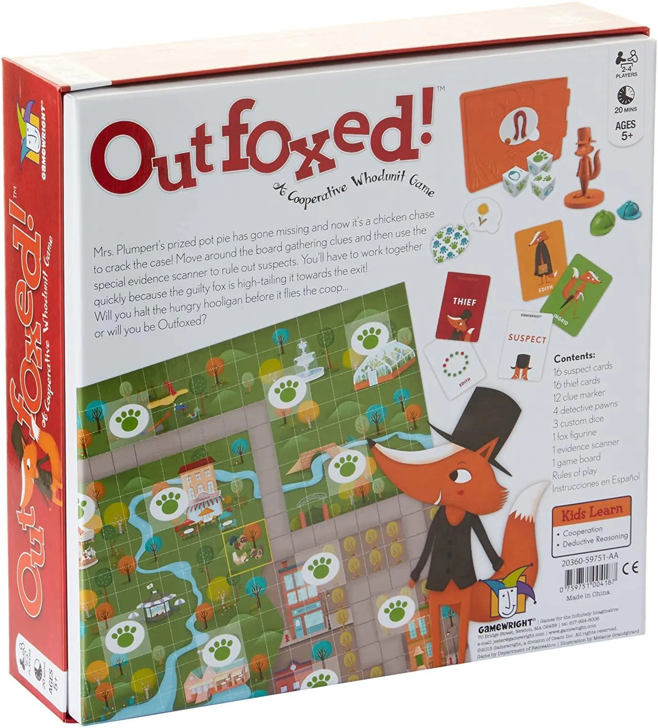 Gamewright Outfoxed Board Game