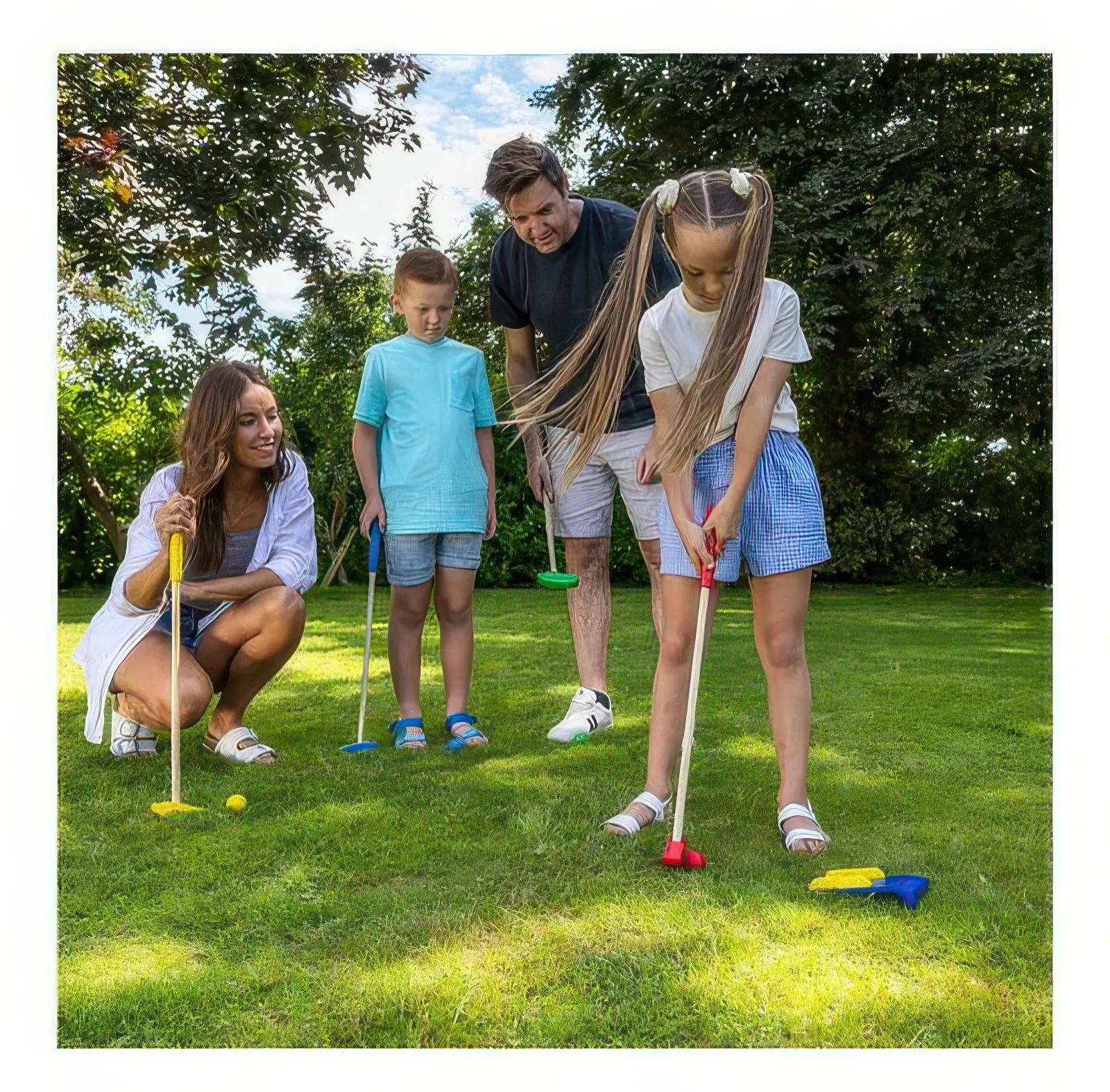 Garden Games Wooden Crazy Golf Garden Set