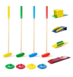 Garden Games Wooden Crazy Golf Garden Set