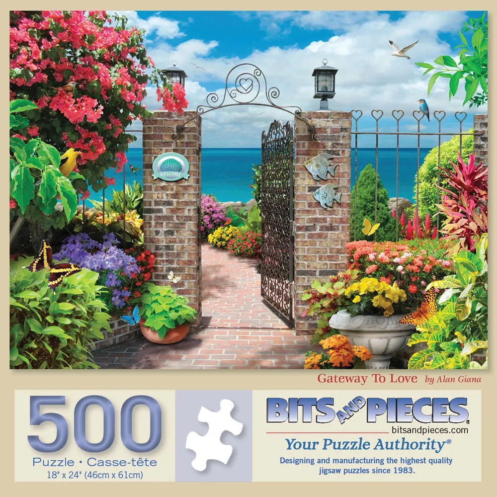 Gateway To Love Jigsaw Puzzle Bits and Pieces