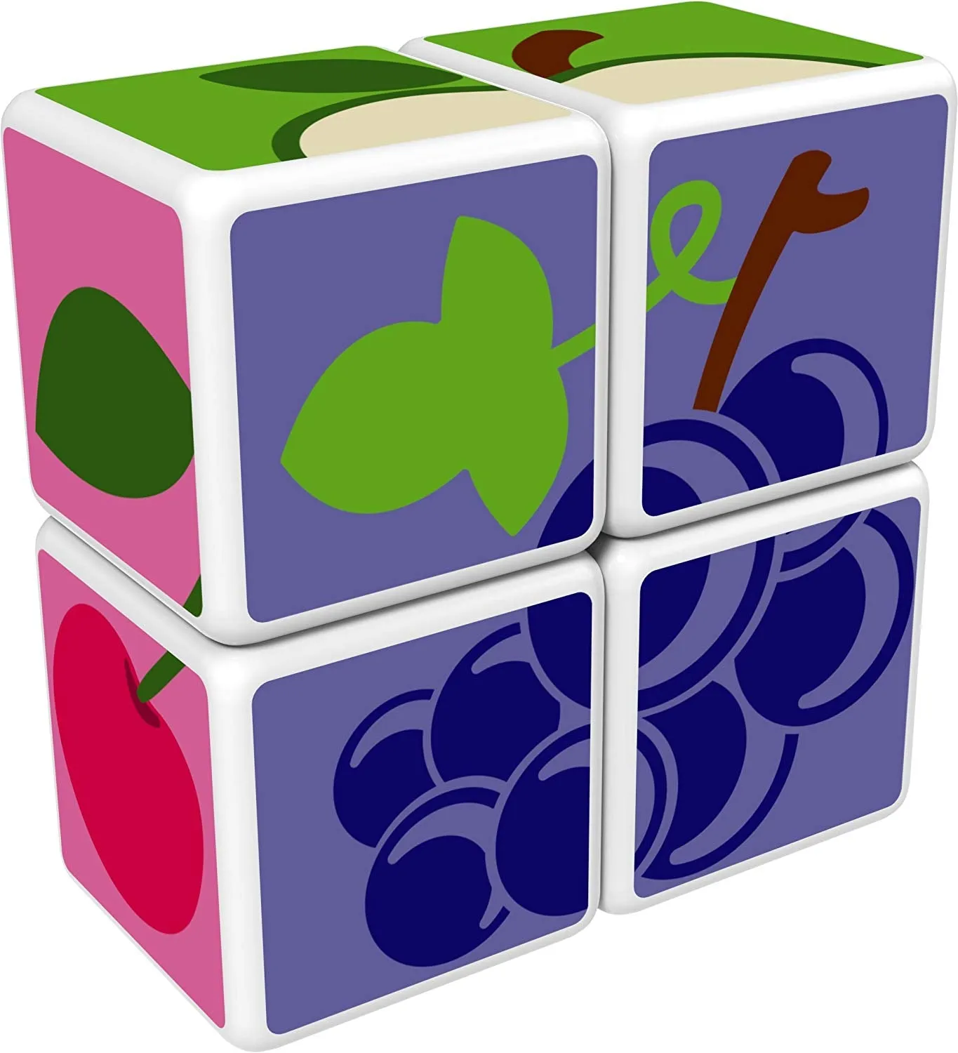 GEOMAG MAGICUBE Fruit 4 cubes Wise - Kids Toys
