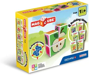 GEOMAG MAGICUBE Fruit 4 cubes Wise - Kids Toys