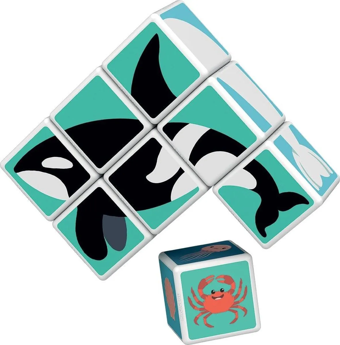 GEOMAG MAGICUBE Sea Animals Wise - Kids Toys