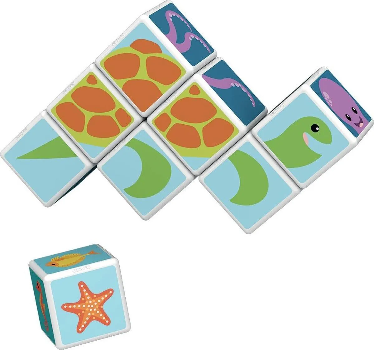 GEOMAG MAGICUBE Sea Animals Wise - Kids Toys