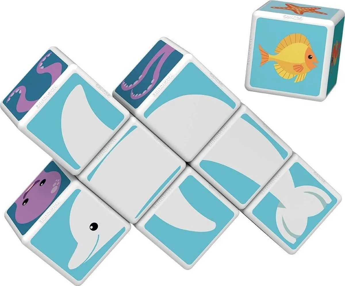 GEOMAG MAGICUBE Sea Animals Wise - Kids Toys