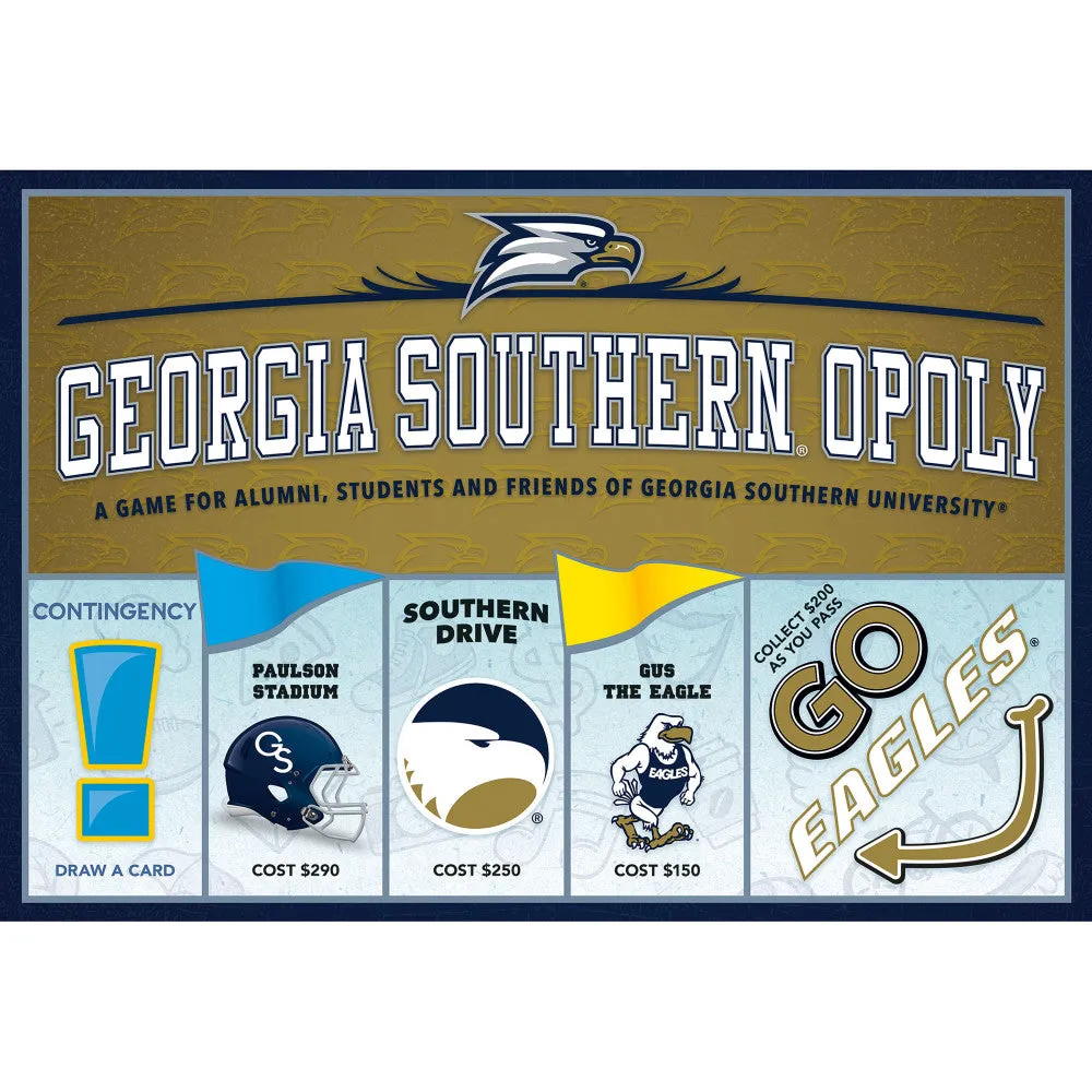 Georgia Southern-Opoly University Themed Board Game for Ages 8 