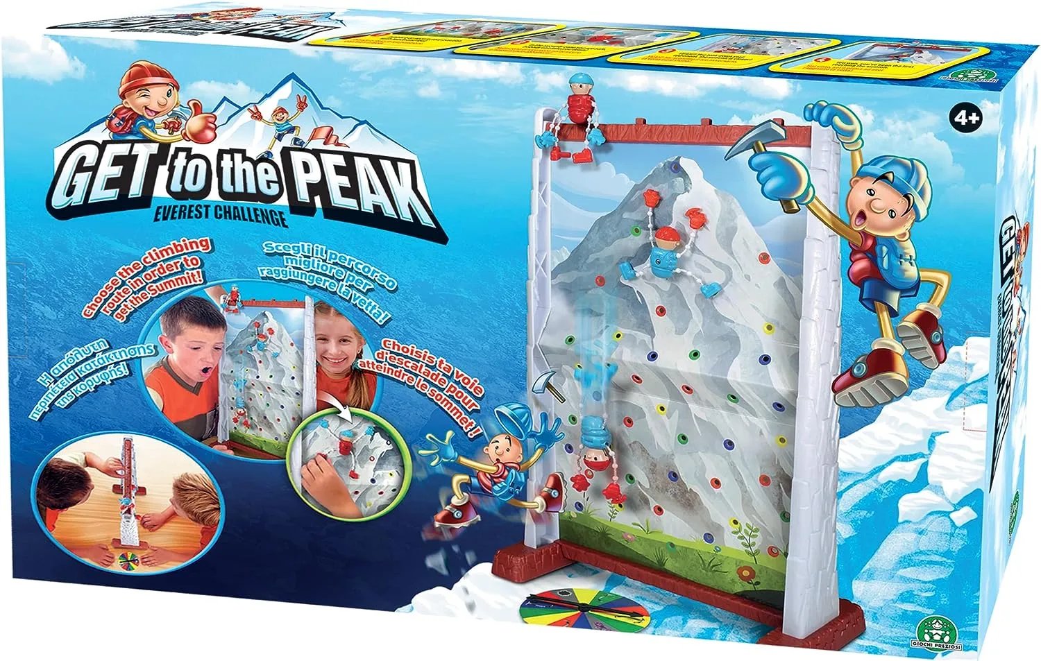 Get To The Peak - The Competitive Climbing Game, 2 Player, Race to the Top, Simple and Addictive Family Fun