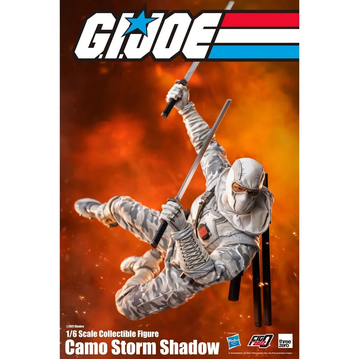 G.I. Joe Camo Storm Shadow 1:6 Scale Collectible Figure By Threezero