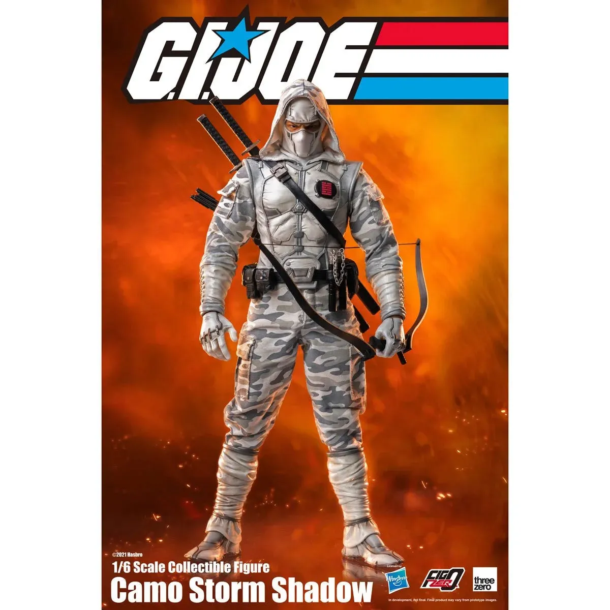 G.I. Joe Camo Storm Shadow 1:6 Scale Collectible Figure By Threezero
