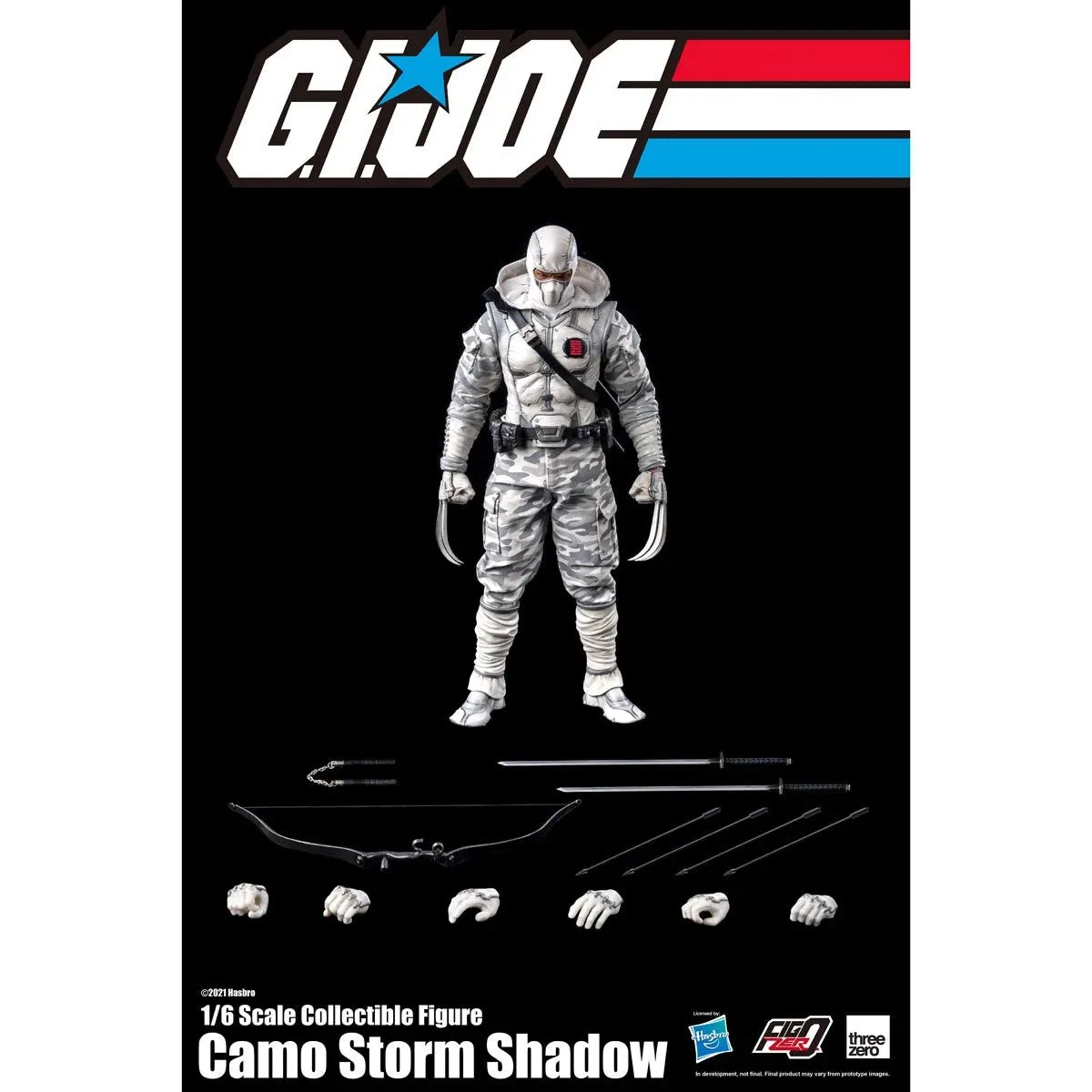G.I. Joe Camo Storm Shadow 1:6 Scale Collectible Figure By Threezero