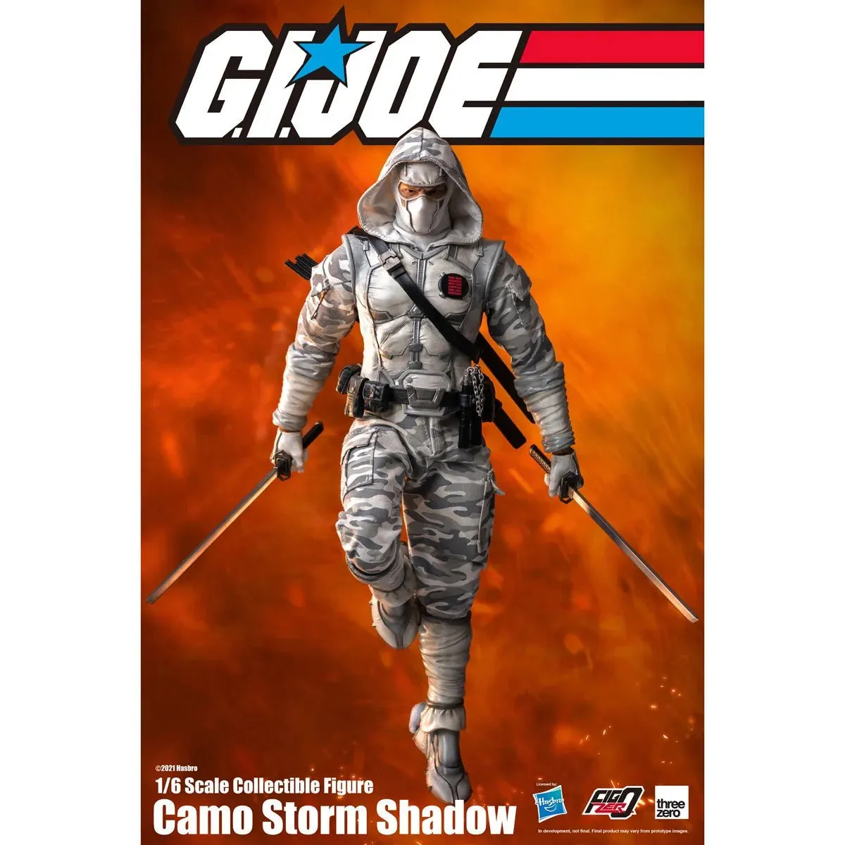 G.I. Joe Camo Storm Shadow 1:6 Scale Collectible Figure By Threezero