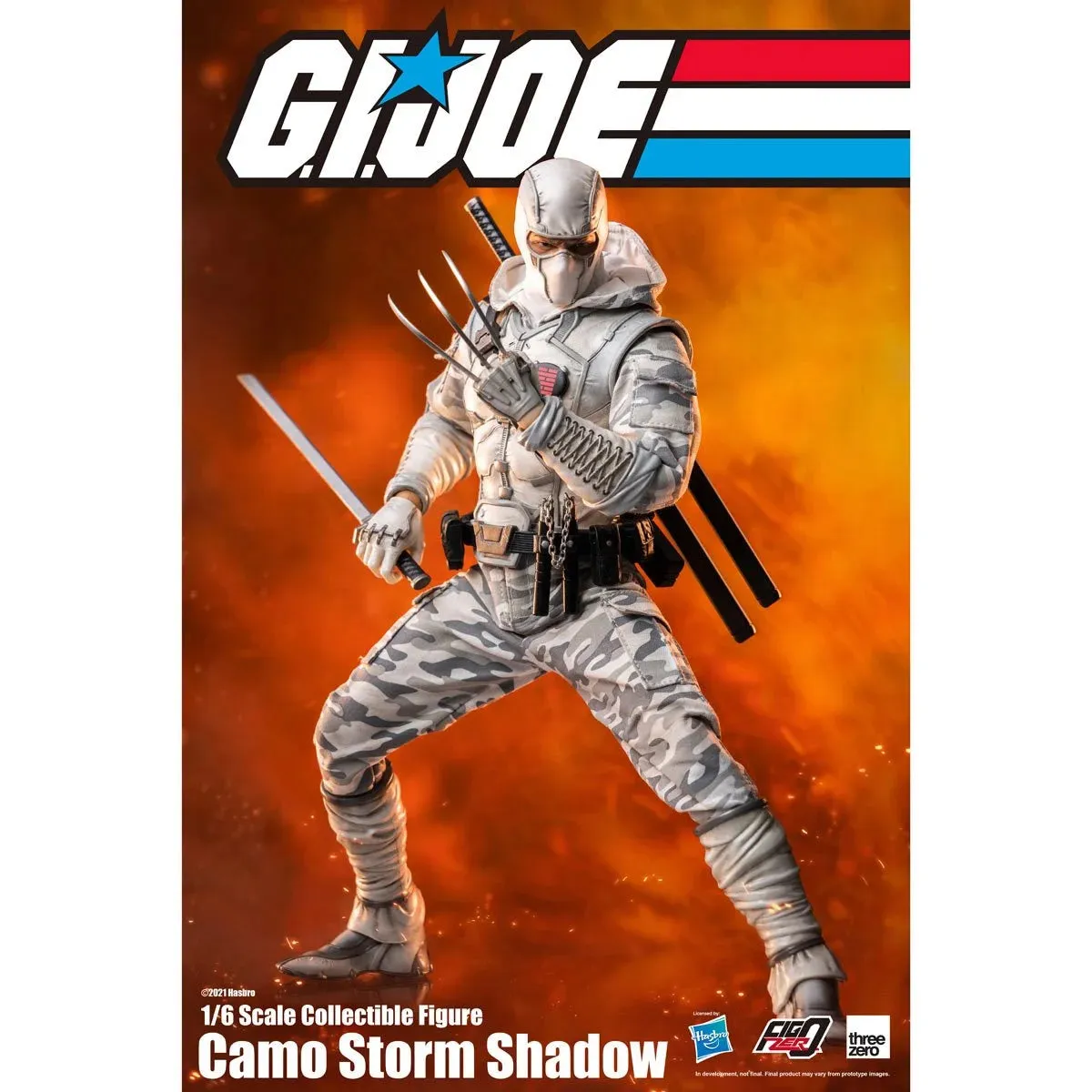 G.I. Joe Camo Storm Shadow 1:6 Scale Collectible Figure By Threezero