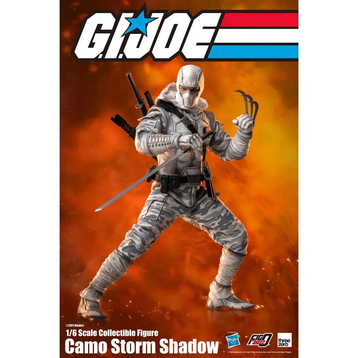 G.I. Joe Camo Storm Shadow 1:6 Scale Collectible Figure By Threezero