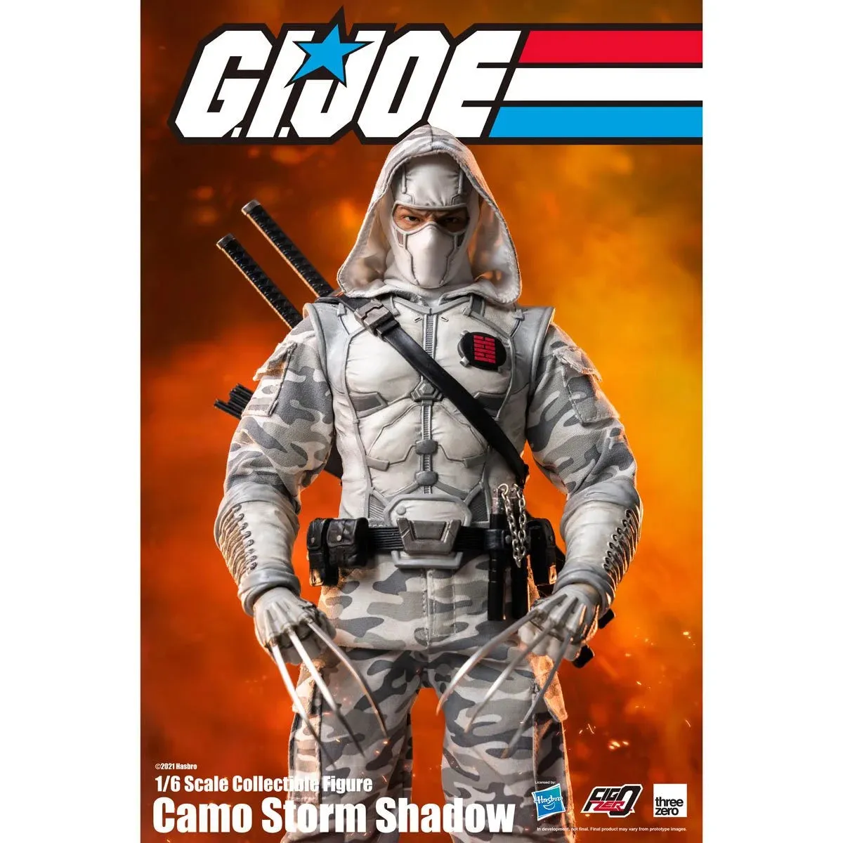G.I. Joe Camo Storm Shadow 1:6 Scale Collectible Figure By Threezero