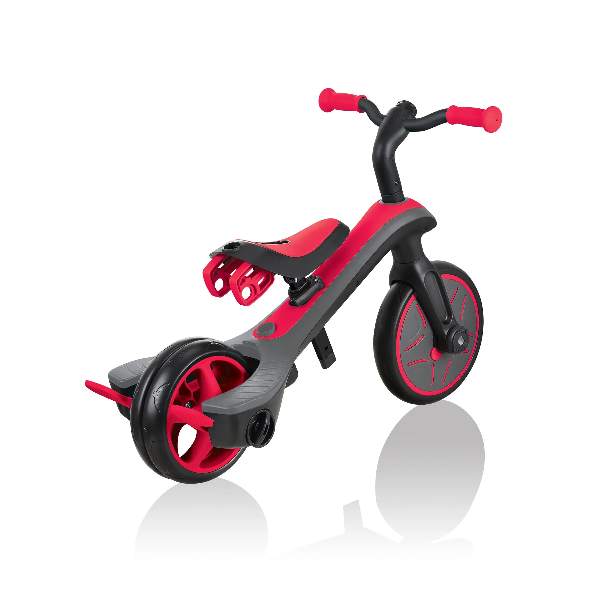 Globber Explorer Trike 4-In-1 - New Red (With Headrest) (10M - 5Y) (Online Exclusive)