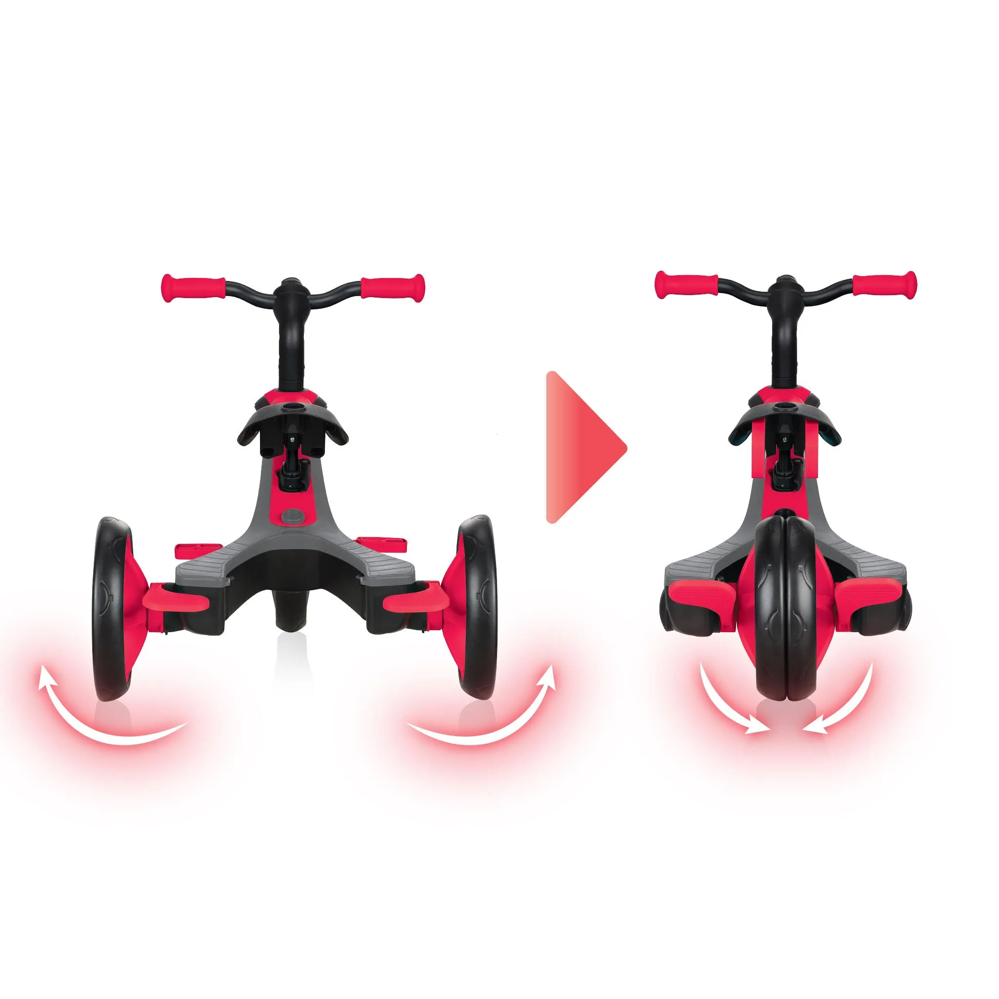 Globber Explorer Trike 4-In-1 - New Red (With Headrest) (10M - 5Y) (Online Exclusive)