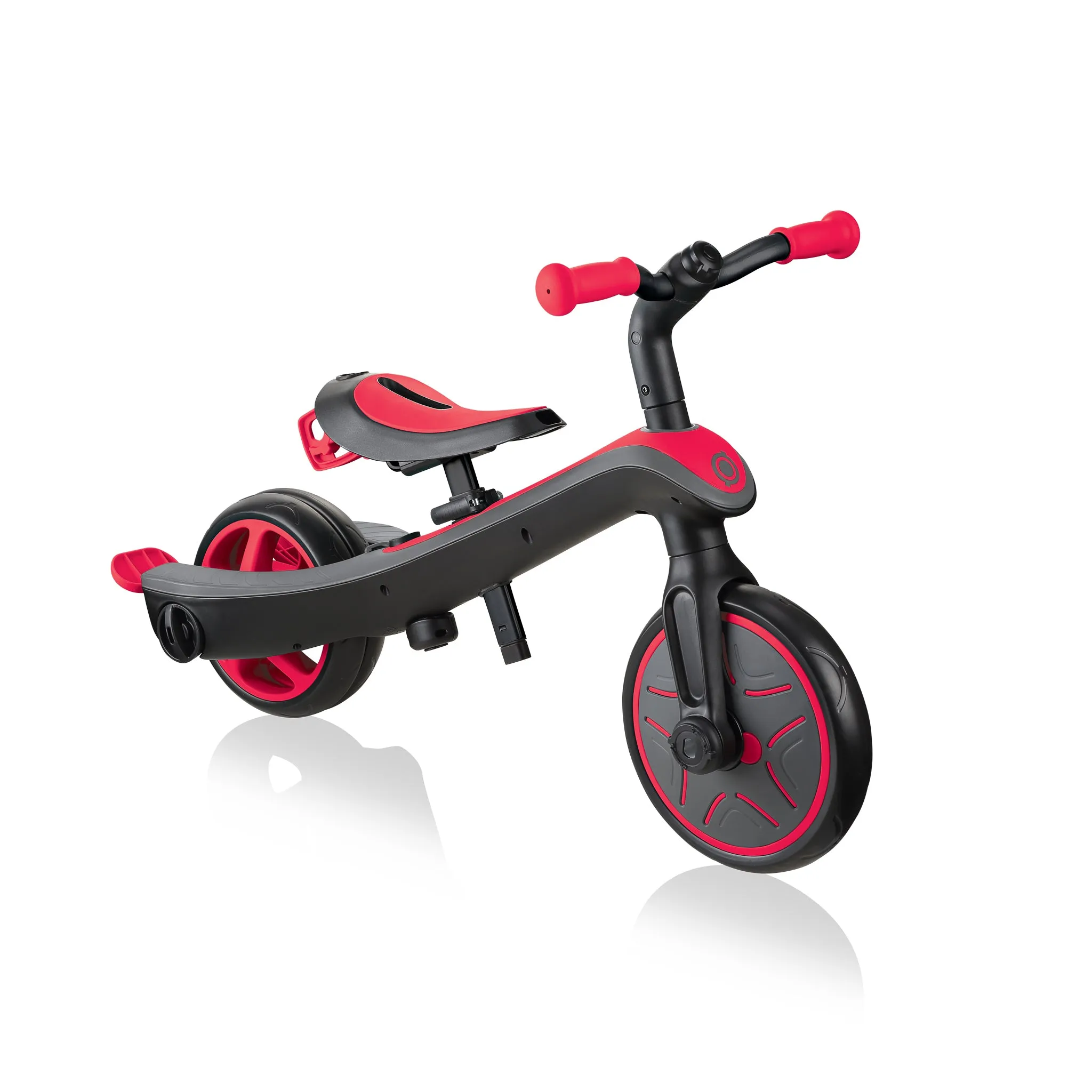 Globber Explorer Trike 4-In-1 - New Red (With Headrest) (10M - 5Y) (Online Exclusive)