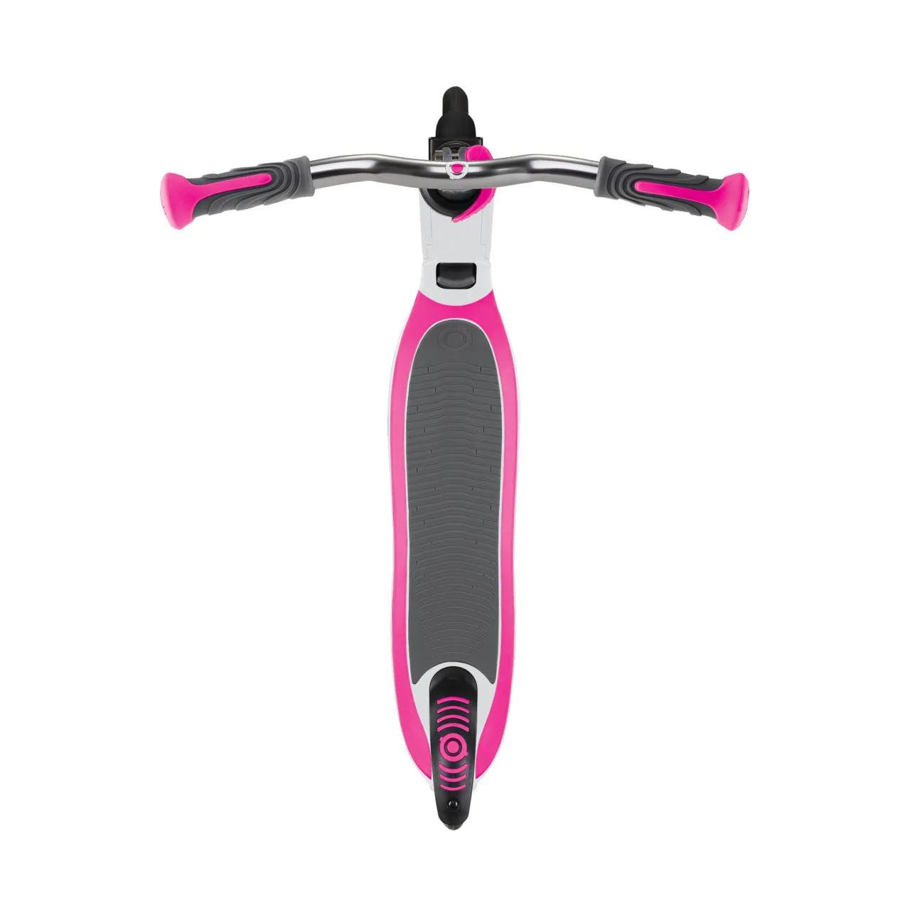 Globber Flow Foldable 125 Scooter - White / Pink (6Y )