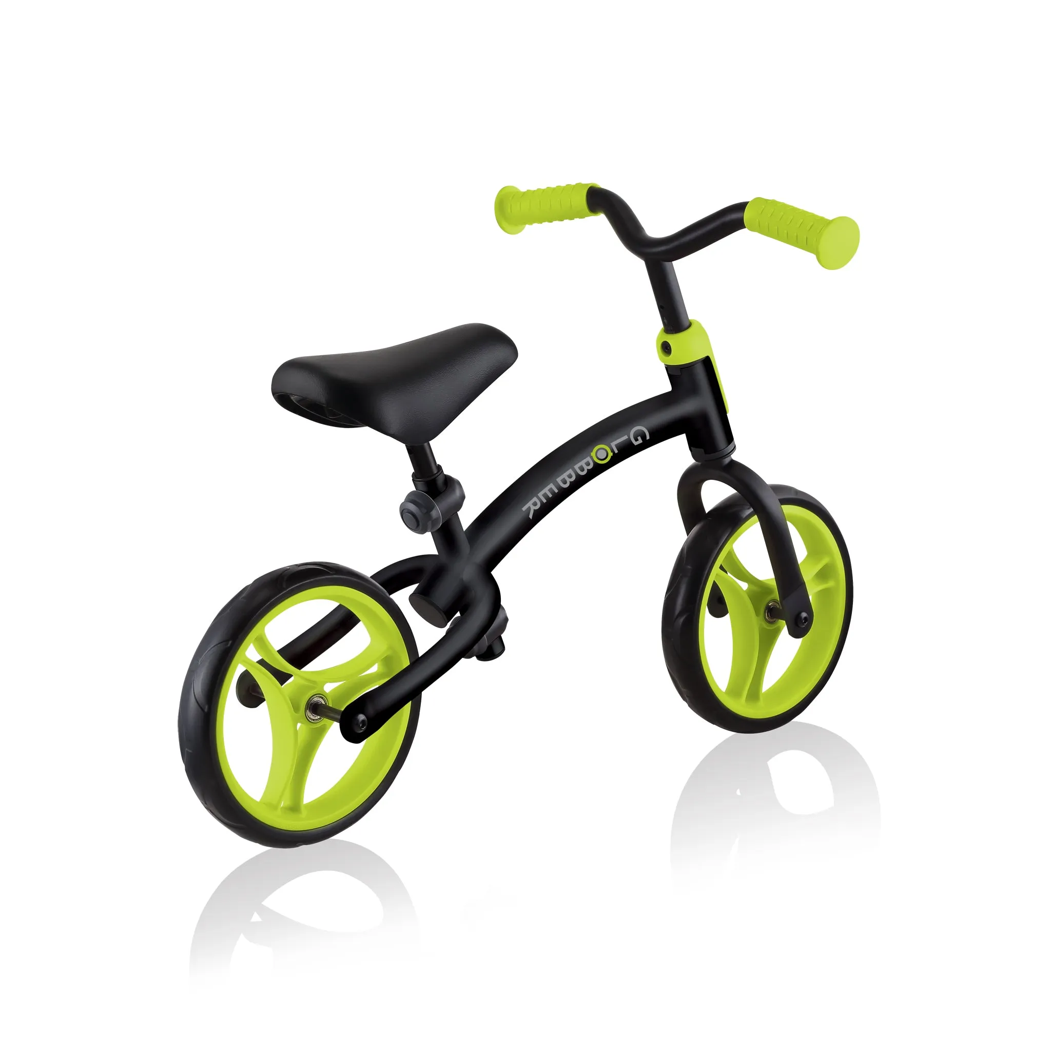 Globber Go Bike Balance Bike - Black / Lime Green (2 - 5Y) (Online Exclusive)