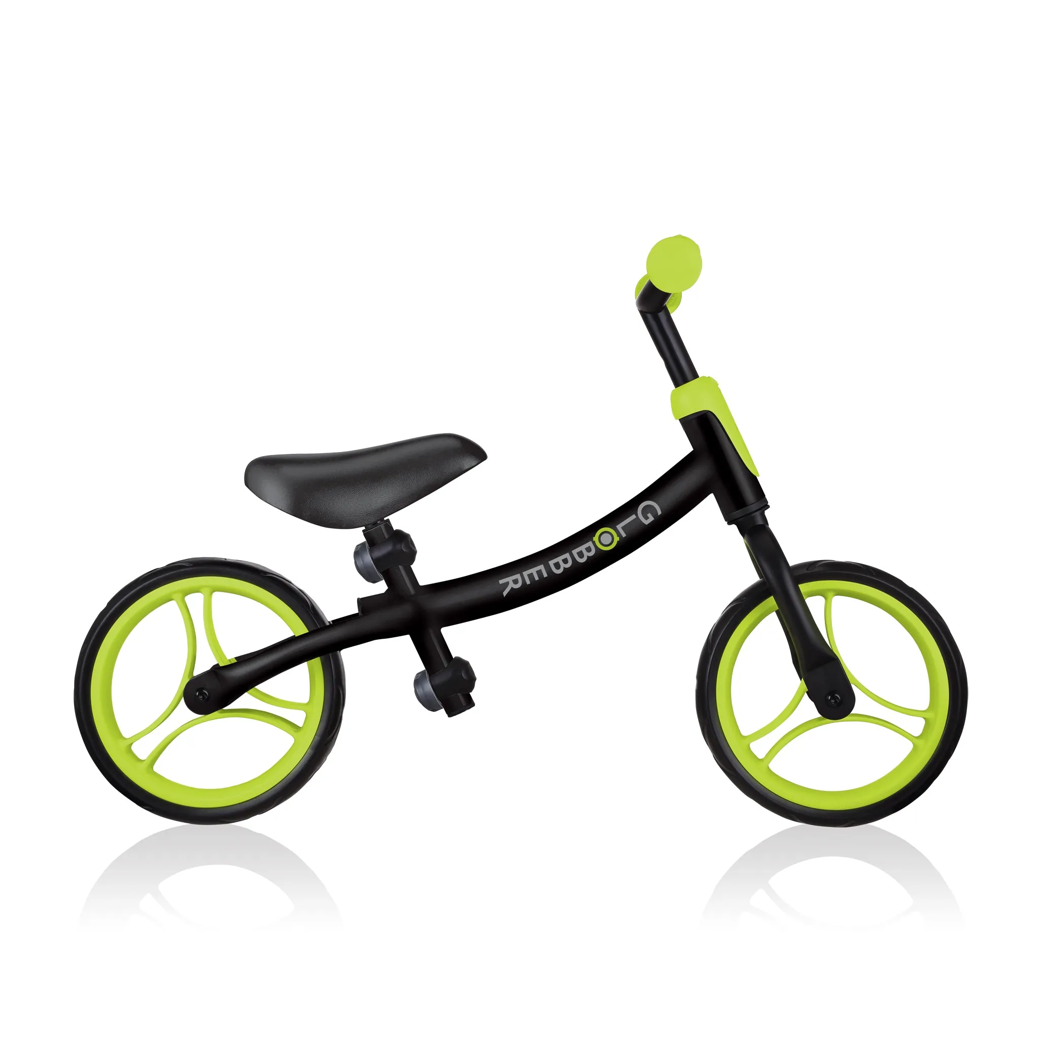 Globber Go Bike Balance Bike - Black / Lime Green (2 - 5Y) (Online Exclusive)