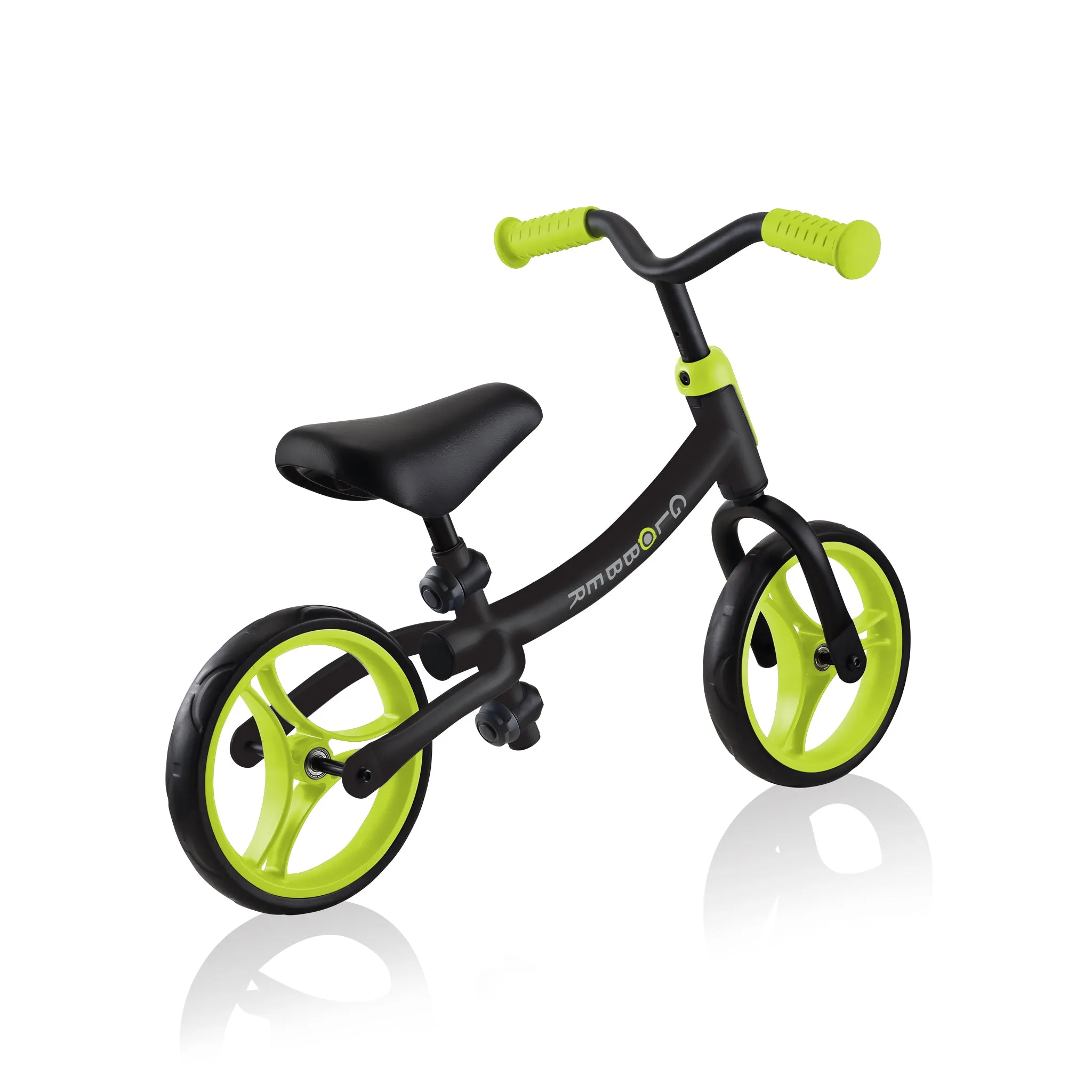 Globber Go Bike Balance Bike - Black / Lime Green (2 - 5Y) (Online Exclusive)