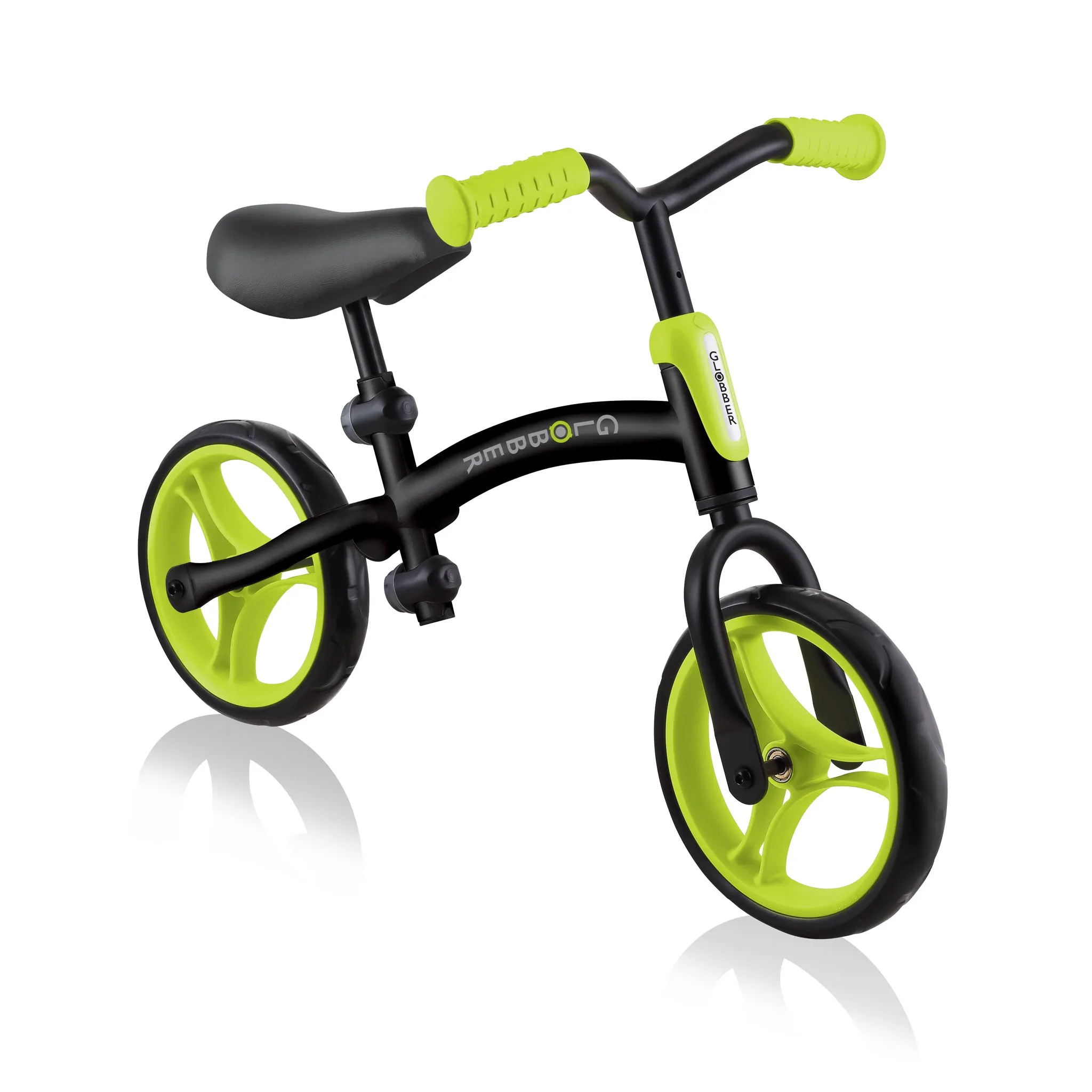 Globber Go Bike Balance Bike - Black / Lime Green (2 - 5Y) (Online Exclusive)