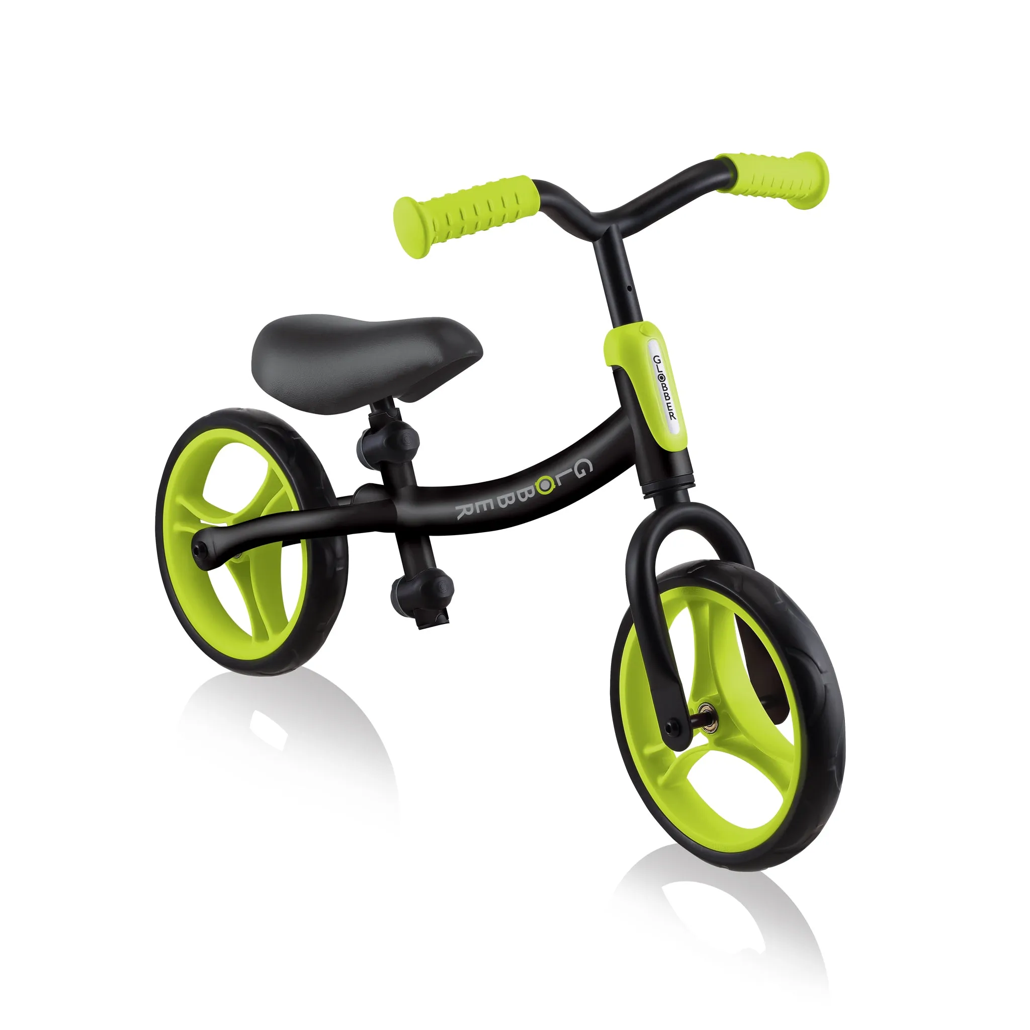 Globber Go Bike Balance Bike - Black / Lime Green (2 - 5Y) (Online Exclusive)