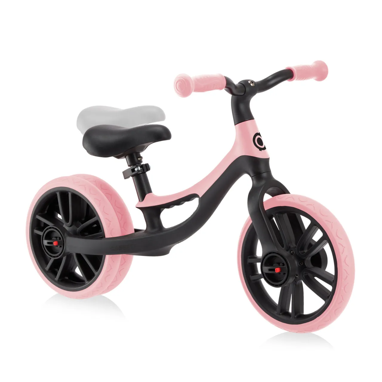Globber Go Bike Elite Duo Balance Bike - Pastel Pink (2 - 5Y)