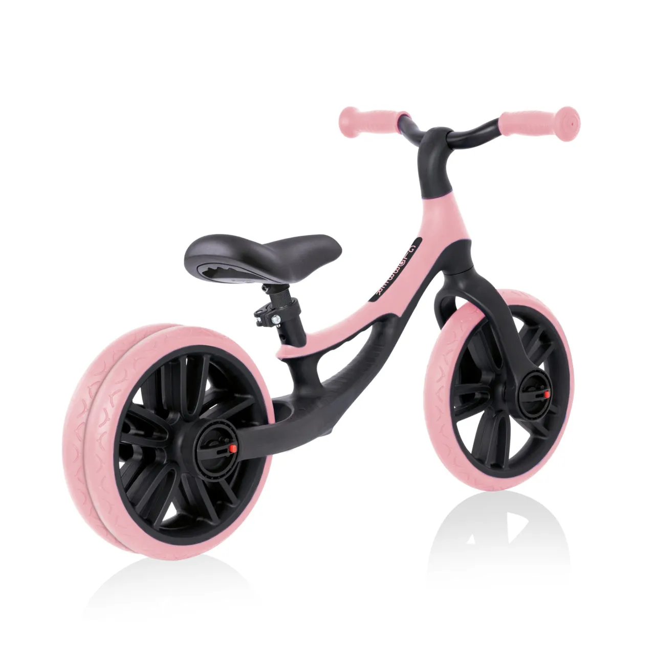 Globber Go Bike Elite Duo Balance Bike - Pastel Pink (2 - 5Y)